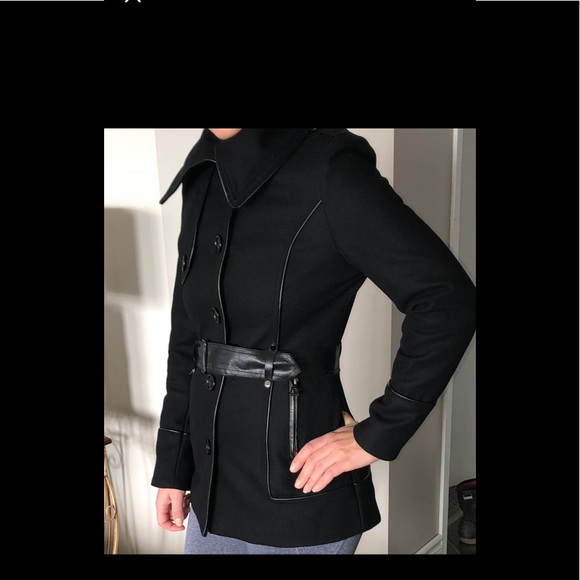 Rudsak wool and leather jacket - Picture 2 of 3